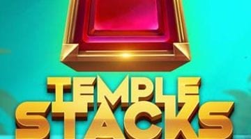 Temple Stacks slot logo