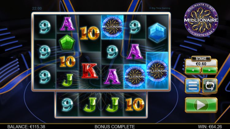 Who Wants to be a millionaire slot review bonus trigger