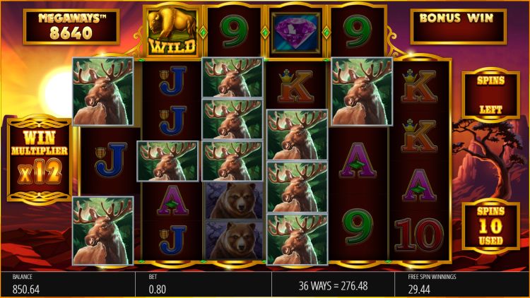 Buffalo Rising Megaways slot review big win