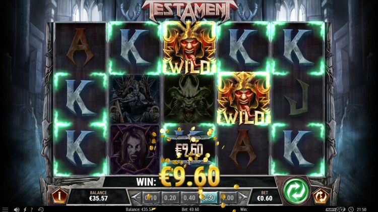 testament slot play n go