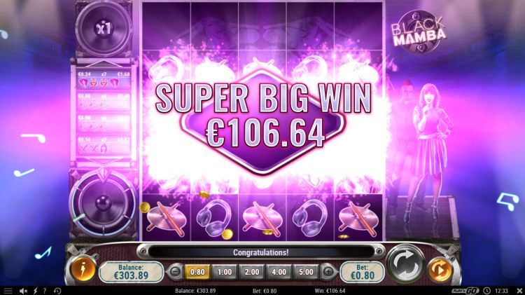 Black mamba play n go slot super big win 2