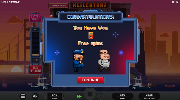 Hellcatraz relax gaming review bonus