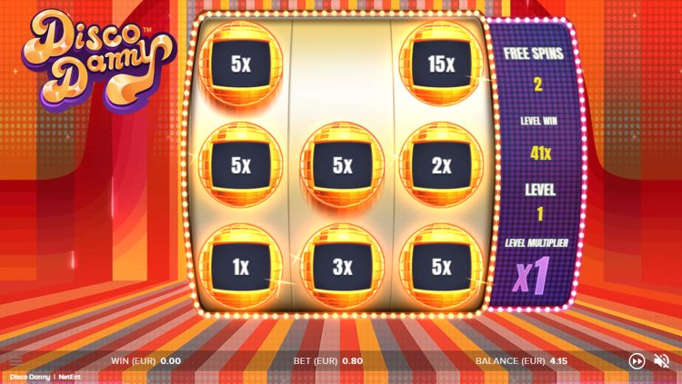 Disco Danny slot review netent bonus