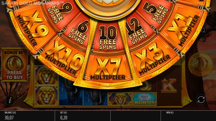 Safari Gold Megaways blueprint gaming bonus buy