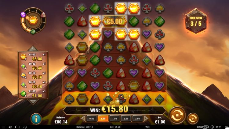 Gold Vulcano slot review win