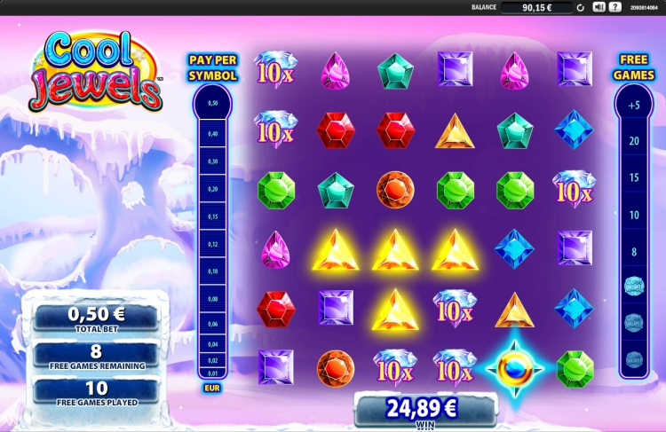 Cool Jewels slot wms bonus 2