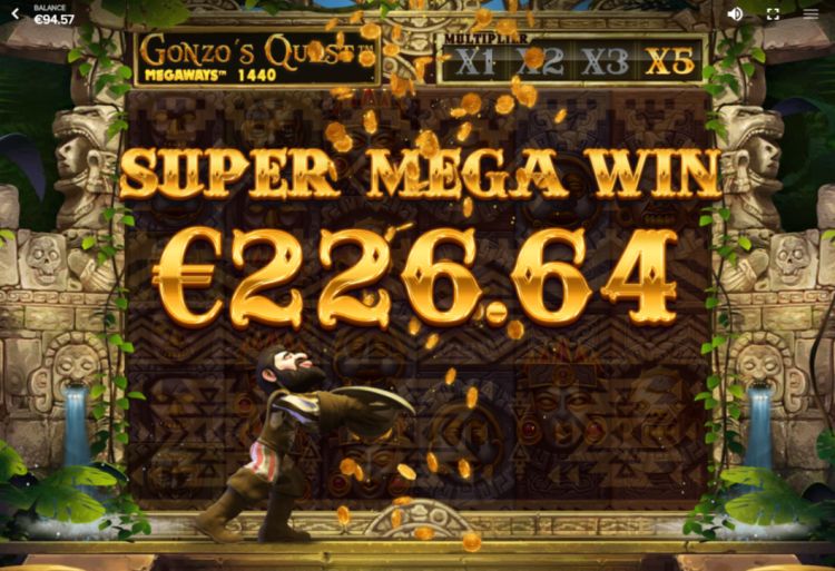 Gonzo's Quest Megaways review red tiger gaming mega big win