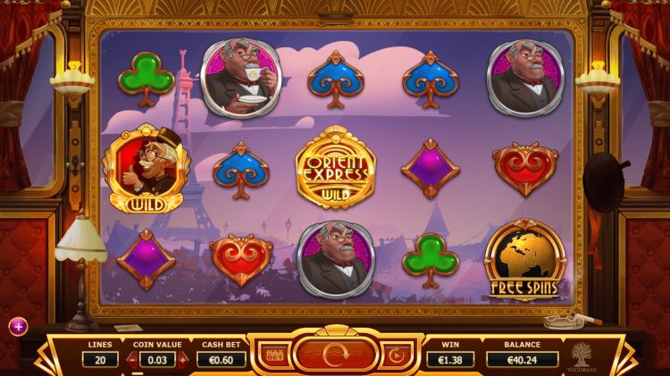 Orient express yggdrasil slot