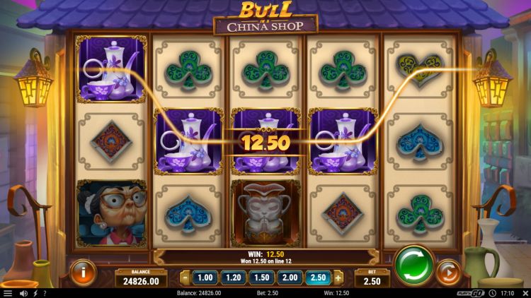 Bull in a china shop slot play n go