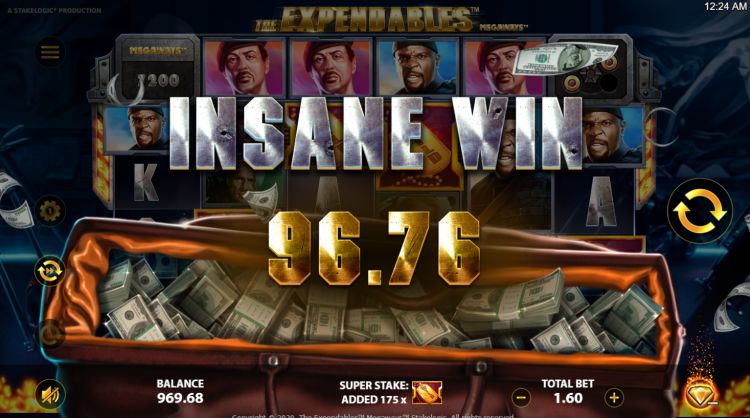 Expendables megaways slot review stakelogic wilds