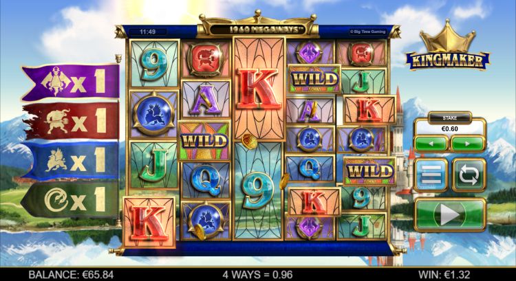 Kingmaker megaways slot review Big Time Gaming