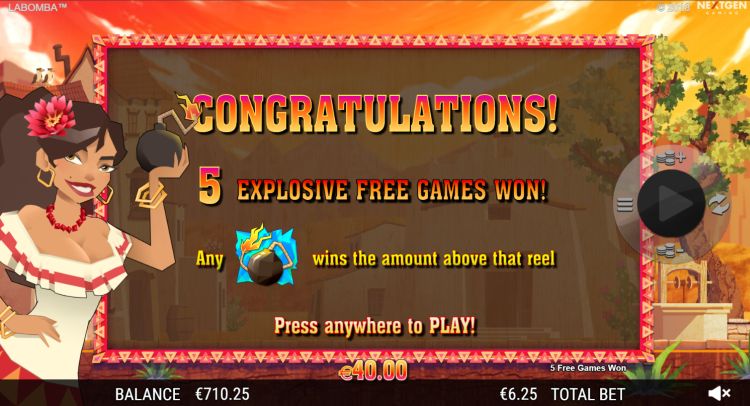 La Bomba slot review nextgen bonus uitleg