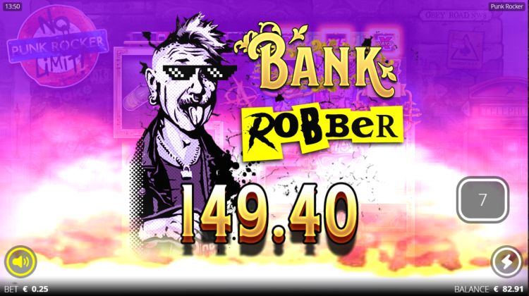 Punk Rocker slot review big win