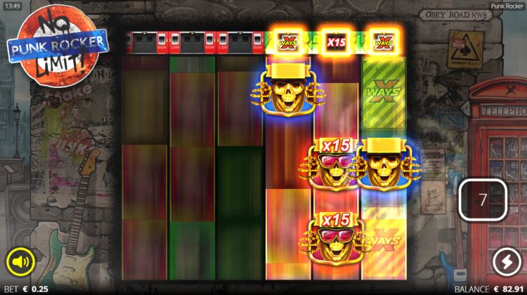 Punk Rocker slot review nolimit city