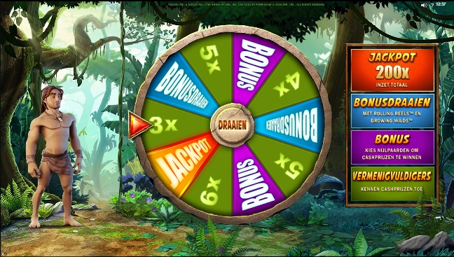 Tarzan slot review bonus