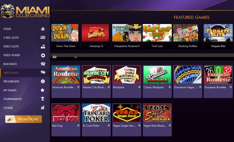 miami-club-casino-review-game-selection